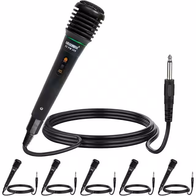 308P 6PCS 5 Core Inc  Microphones